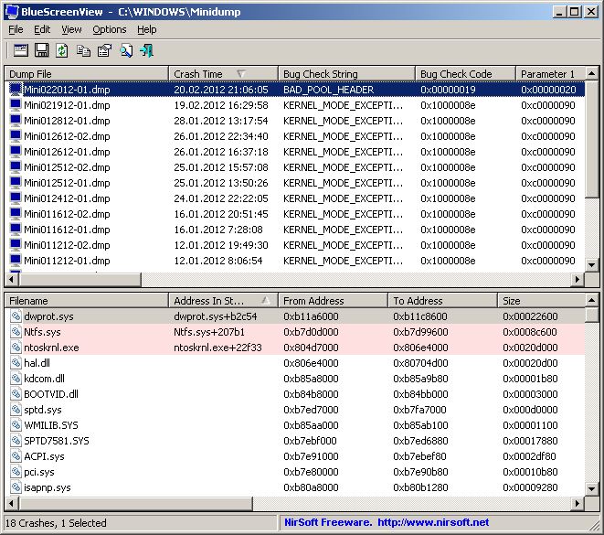 dwprot - Синий экран от файла dwprot.sys / BSOD